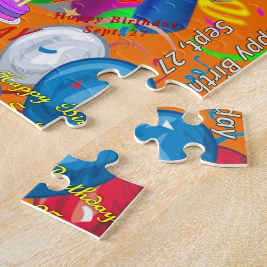 September, 27. Geburtstag Jigsaw Puzzle (Seite)