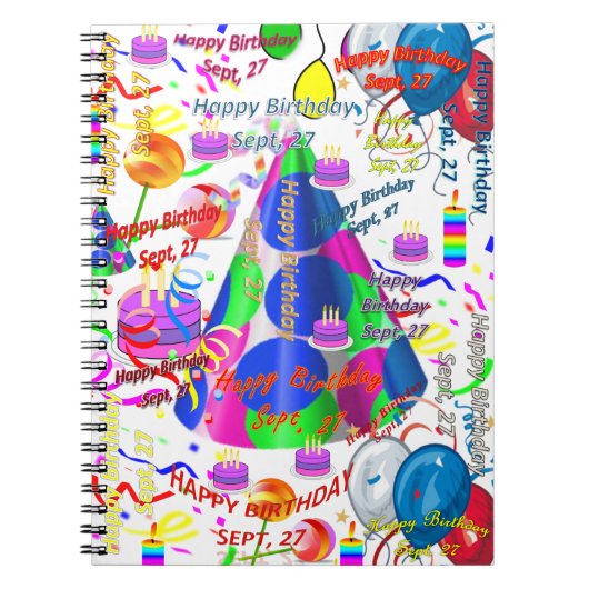 September, 27. notizblock (Vorderseite)