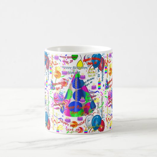 September, 29 Tasse zum Geburtstag (Mittel)