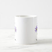 September-Aster-Blumen Kaffeetasse (Mittel)