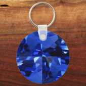 September Birthstone Gems Schlüsselanhänger (Vorderseite)