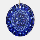 September Birthstone Sapphire Mandala Ornament (Links)