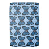 September Blue Butterfly Musterdesign Regal Badematte (Vorderseite Vertikal)