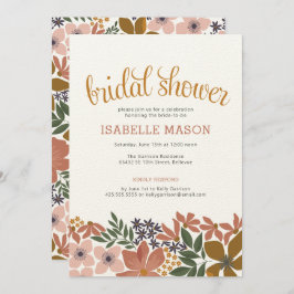 September Blumendusche Einladung