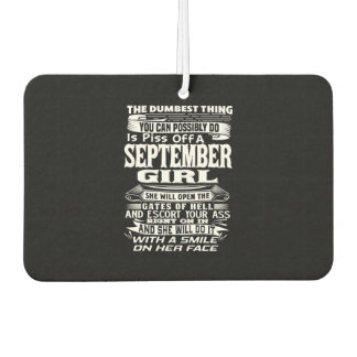 SEPTEMBER Born Girl Birthmonth Shirt for SEPTEMB Autolufterfrischer