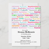 September Einladung (Vorderseite)