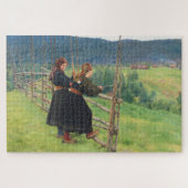 September Erik Werenskiold Fine Art Norwegen Puzzle (Horizontal)