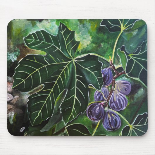 September-Feigen und Sommerlicht von Alfred Fox Mousepad (Vorne)