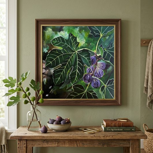September-Feigen und Sommerlicht von Alfred Fox Poster