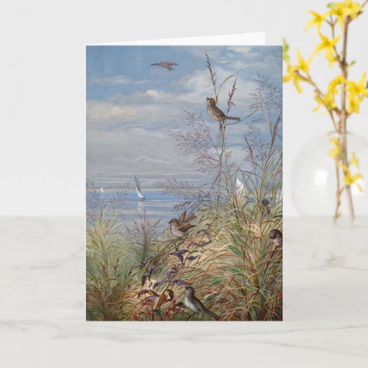 September | Fidelia Bridges Karte (Gelbe Blume)