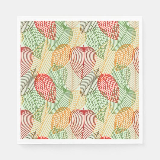 September Foliage Serviette (Vorderseite)