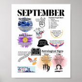 September Fun Facts Poster (Vorne)