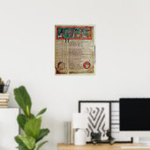 September: Geburt des Ebers, aus einem Kalender Poster (Heimbüro)
