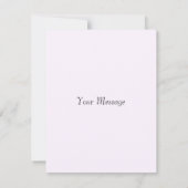 September Geburtsmonat Blume Aster Personalisiert (Rückseite)