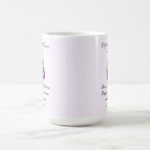 September Geburtsmonat Blume Aster Personalisiert Kaffeetasse (Mittel)