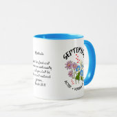 SEPTEMBER Geburtsmonat Blume Individuelle Name Chr Tasse (VorderseiteRechts)