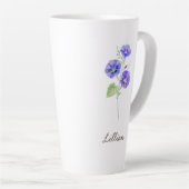 September Geburtsmonat Blume Morning Glory Milchtasse (Rechte Ecke)