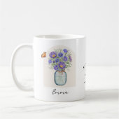 September-Geburtsmonats-Blumen-Tasse Kaffeetasse (Links)