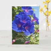 September Geburtstag Karte (Gelbe Blume)