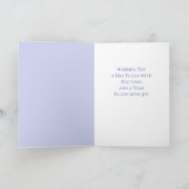 September Geburtstag Monat Blume Aster Karte (Innenseite)