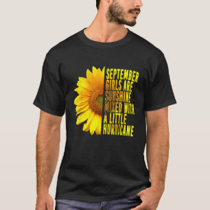 September Girls Sunshine Mixed Hurricane Sonnenblu T-Shirt