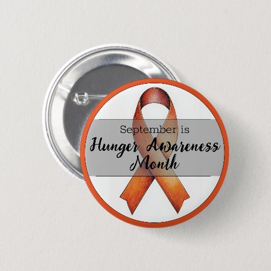 September Hungerfesttage Monat Button (Vorne & Hinten)