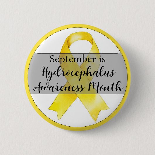 September Hydrocephalus Awareness Montag, Band Button (Vorderseite)