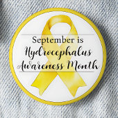 September Hydrocephalus Awareness Montag, Band Button