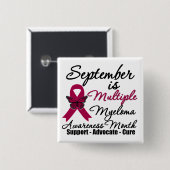 September is Multiple Myeloma Awareness Month v2 Button (Vorne & Hinten)