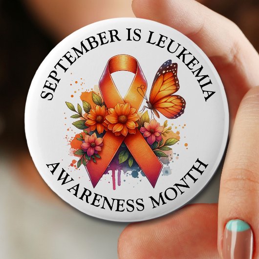 September ist Leukemia Awareness Montag Button
