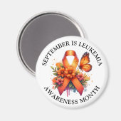 September ist Leukemia Awareness Montag Magnet (Vorderseite/Rückseite)