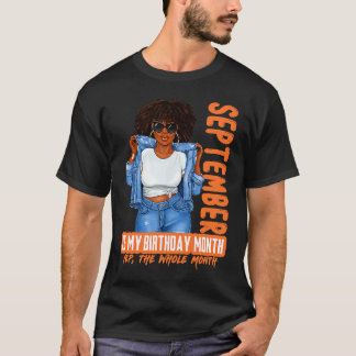 September ist mein Geburtstag Ja der ganze Monat G T-Shirt