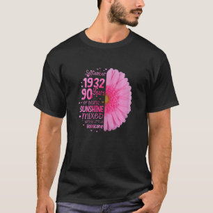 September Mädchen 1932 90 Jahre alt 90. Geburtstag T-Shirt