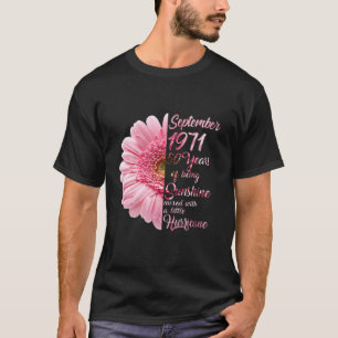 September Mädchen 1971 T 50 Jahre alt 50. Geburts T-Shirt