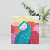 September Mini Art Print Einladung (Stehend Vorderseite)