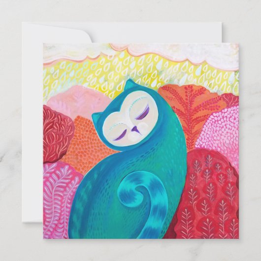 September Mini Art Print Einladung (Vorderseite)