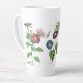 September Monat Vintage Blume Ende Tasse (Linke Ecke)