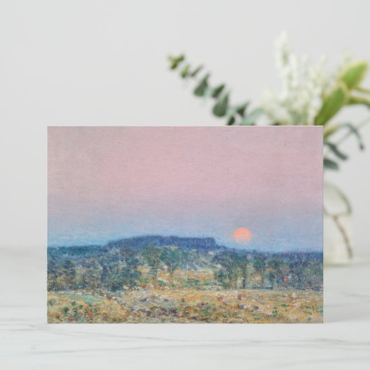 September Moonrise | Childe Hassam (Stehend Vorderseite)