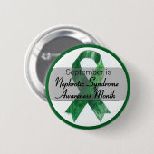 September Nephrotic Syndrome Awareness Month Button (Vorne & Hinten)