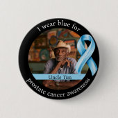 September-Prostatakrebs-Bewusstseinsmonat Button (Vorderseite)