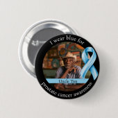 September-Prostatakrebs-Bewusstseinsmonat Button (Vorne & Hinten)
