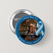 September-Prostatakrebs-Bewusstseinsmonat Button (Vorne & Hinten)