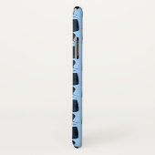 September Sapphire Blue Butterfly Design Case-Mate iPhone Hülle (Hinten/Rechts)