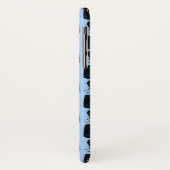 September Sapphire Blue Butterfly Design Case-Mate iPhone Hülle (Hinten/Links)