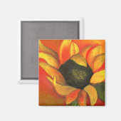 September Sonnenblume 2011 Magnet (Vorderseite/Rückseite)