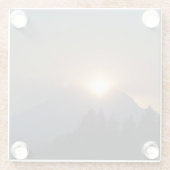 September Sunrise Glasuntersetzer (Rückseite)