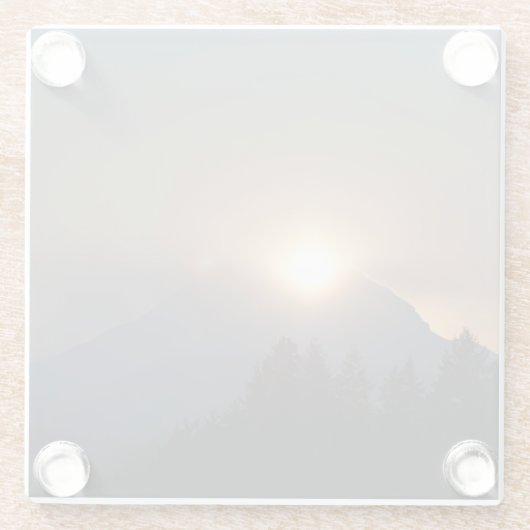 September Sunrise Glasuntersetzer (Rückseite)