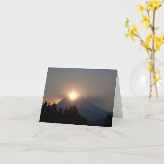 September Sunrise Karte (Gelbe Blume)