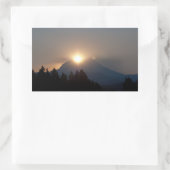 September Sunrise Rechteckiger Aufkleber (Tasche)