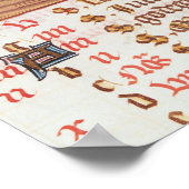 September: Trampling Trauben Poster (Ecke)